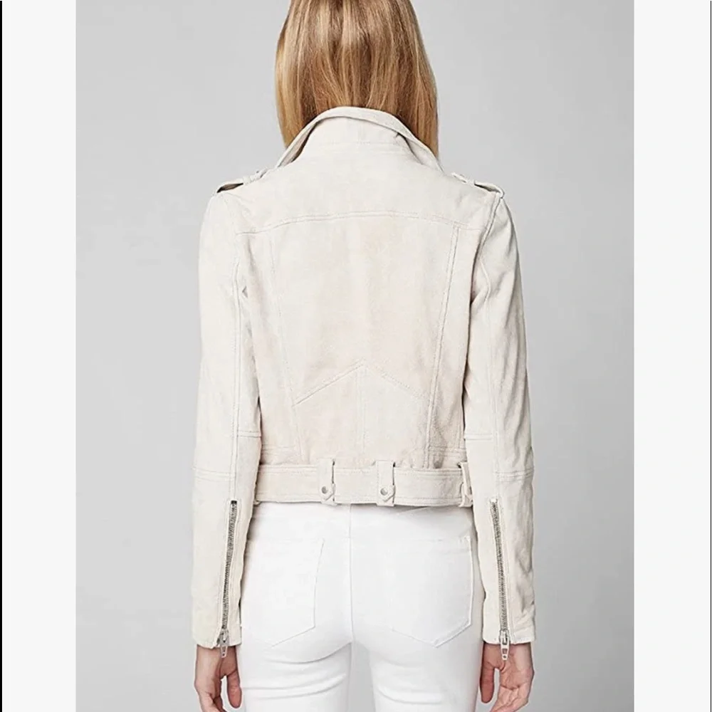 Blank NYC brand new with tags adorable leather jacket with cute buckle detail - Picture 3 of 13